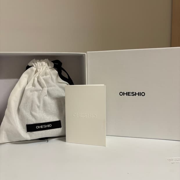 OHESHIO - BEADS MINI BAG, BLACK