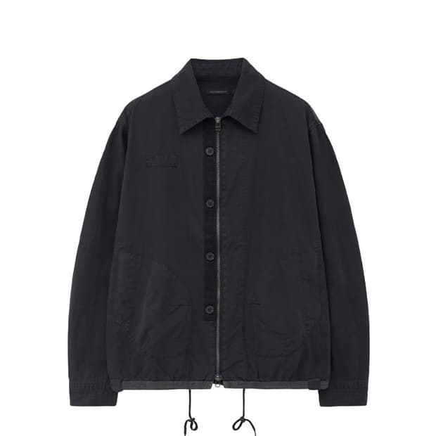 해칭룸 Boxer Shirket Long Dyed Black [4]