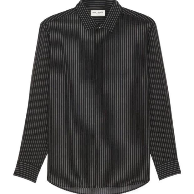 [차은우님 착용] 생로랑 22ss 스트라이프 셔츠