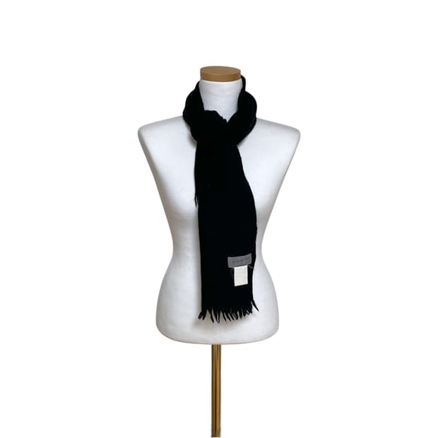 요지 야마모토 뿌르옴므 울 쇼트 머플러