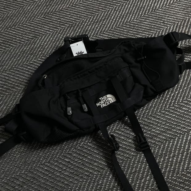 노스페이스 테크웨어 웨이스트백 블랙y 3352