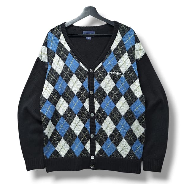 [M~L] 디스이즈네버댓 아가일패턴 아크릴 가디건