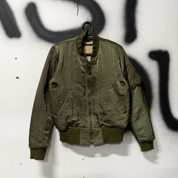 VTG 빈티지 리버시블 Ma-1 크롭 플라이트 봄버 자켓