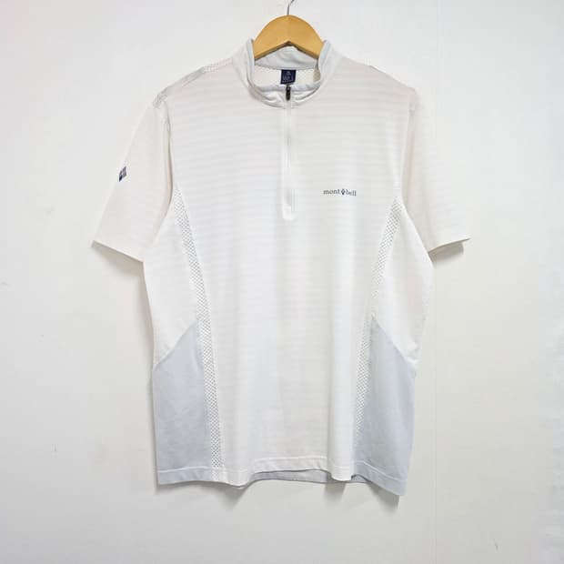 XL 몽벨 반집업 기능성 반팔티셔츠