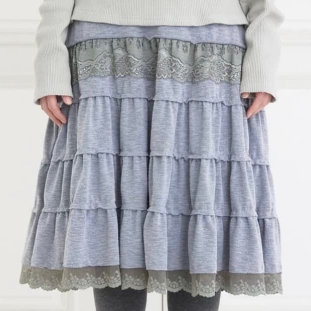 콜로신스 멜란지 스커트 구매 