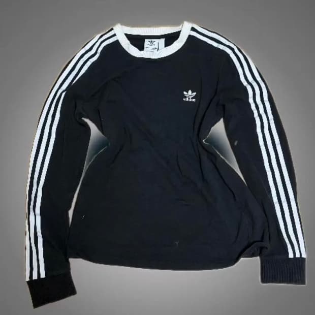 아디다스 파이어버드 제니 롱슬리브 블랙