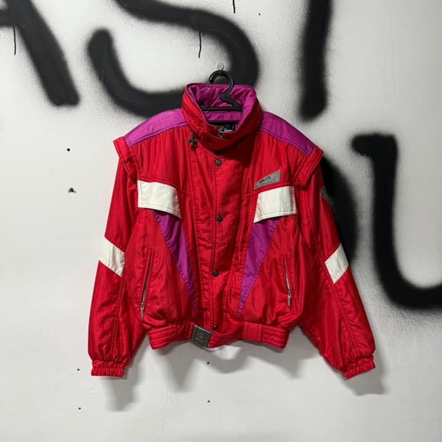 VTG 빈티지 빅사이즈 올드스쿨 배색 멀티 디테일 다운 자켓