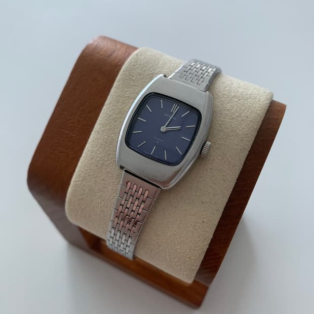 세이코 Seiko 스퀘어 쿼츠 청판