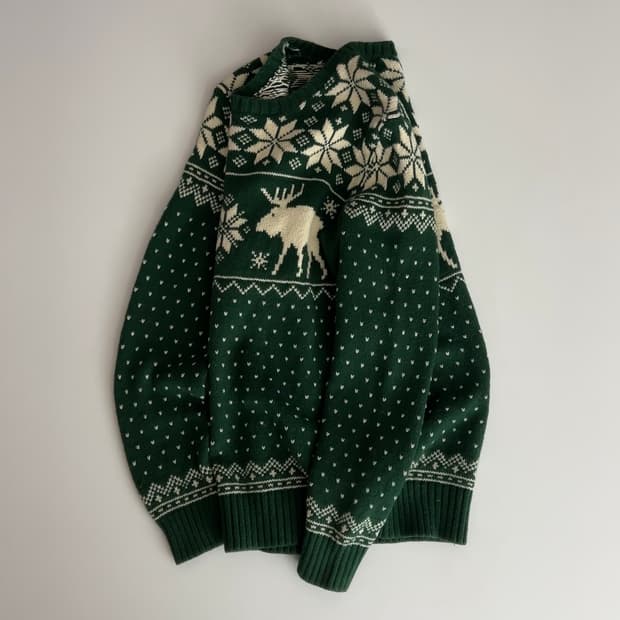 폴로 랄프로렌 보이즈 노르딕 패턴 니트 L (14-16)