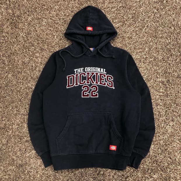 디키즈 로고 후드티