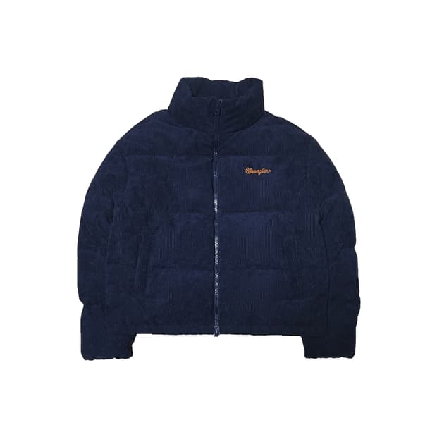 랭글러 코듀로이 패딩 점퍼 네이비
