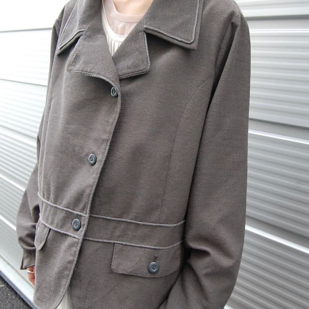 Onsan michelle unbalance button jacket