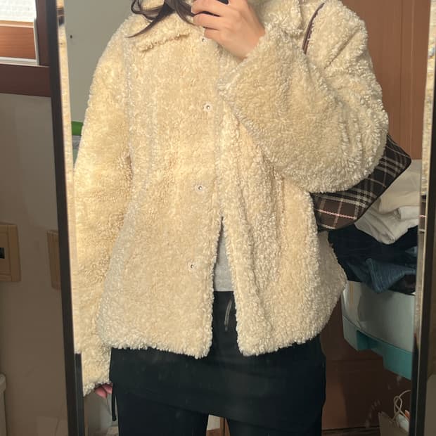 샐리앤리옹 털 자켓