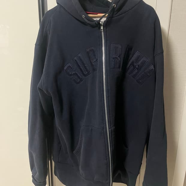 Supereme 17FW 후드 집업 