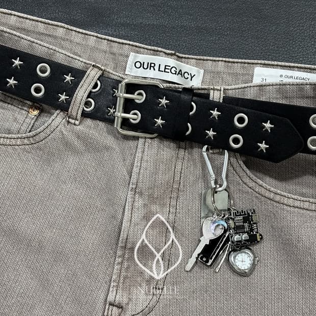 🌗 Star eyelet belt / 스타 아일렛 웨스턴 벨트