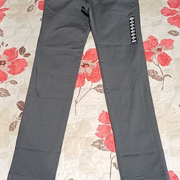 유니클로 미사용 스판스키니면바지 32인치 기장110