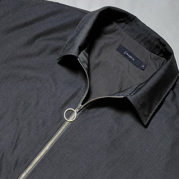 [M] 레이지블루(RAGEBLUE) 링지퍼 블루종 자켓 (차콜)