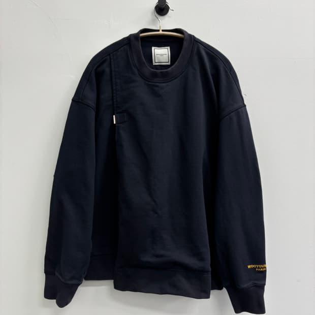 20ss 우영미(WOOYOUNGMI) 사이드 슬릿 레이어드 맨투맨