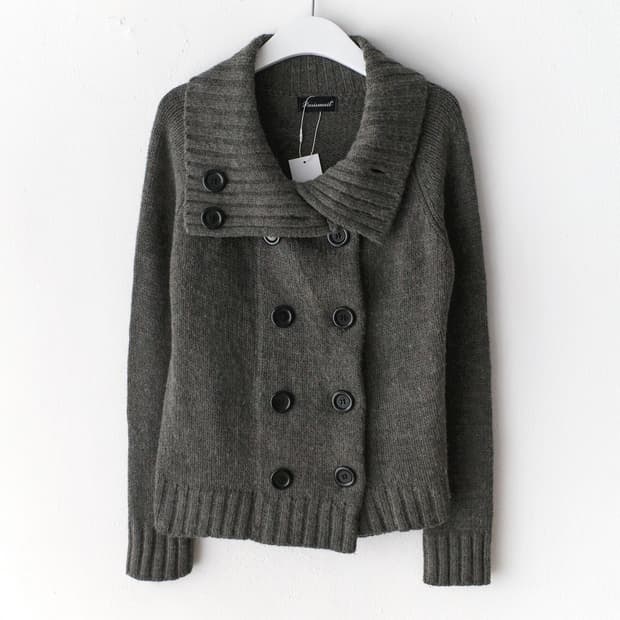 double button cardigun 