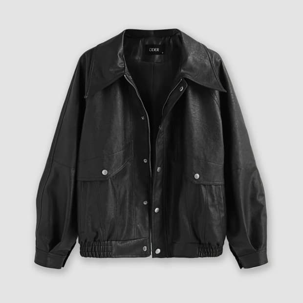 사이다 레더 자켓