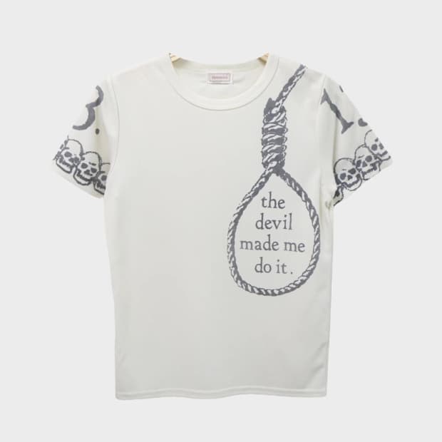 히스테릭글래머 스컬 포인트 반팔티셔츠 66791