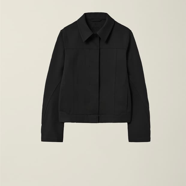 WOMENS SPANDEX JACKET BLACK