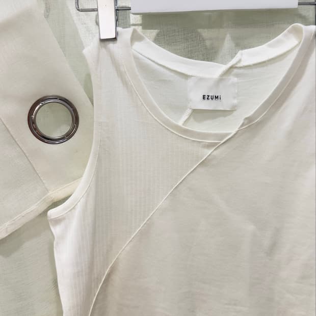 [EZUMI] 2019 S/S asymmetric sleeveless 