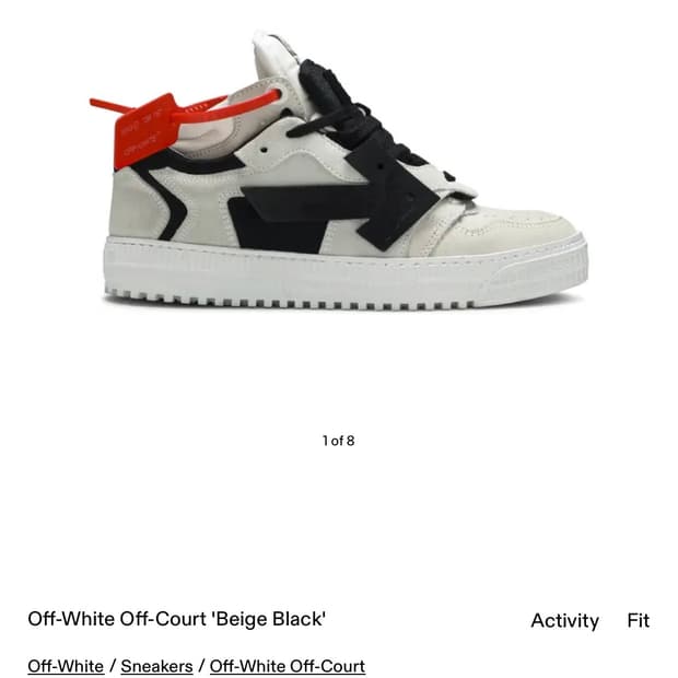 Off-White Off-Court low  (250사이즈,실착0회)