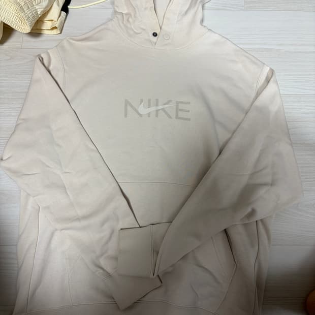 나이키 베이지 후드티 XL
