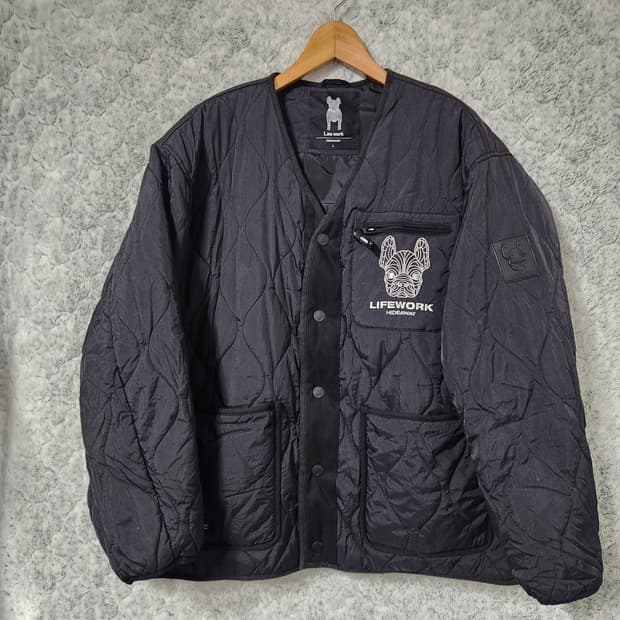 J191 [L] 라이프워크 오버핏 퀼팅 자켓 점퍼


