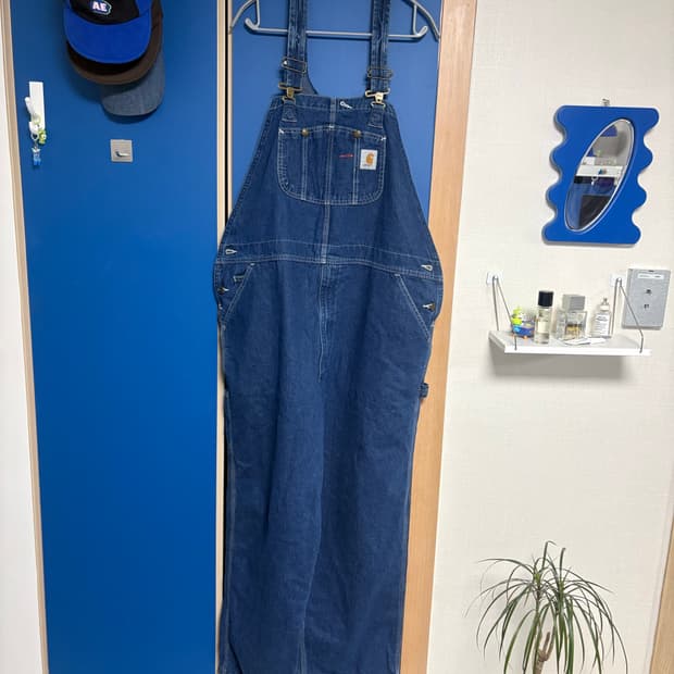 칼하트 데님 오버롤 멜빵바지 빅사이즈 [3Xl]