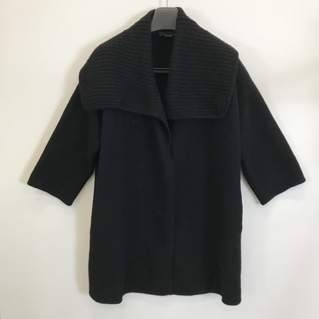 VINCE 드레이프 립카라 가디건자켓 [여성S]