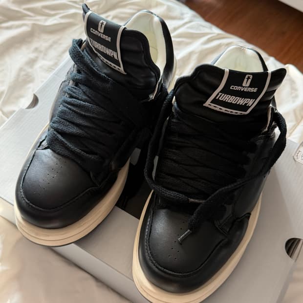 컨버스 릭오웬스 다크쉐도우 터보웨폰 로우