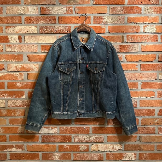 70s USA 빈티지 리바이스 70505 3세대 데님 트러커 자켓