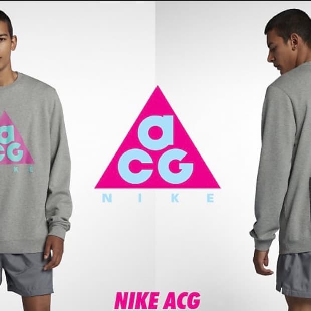 나이키 ACG빅로고 맨투맨 L 100