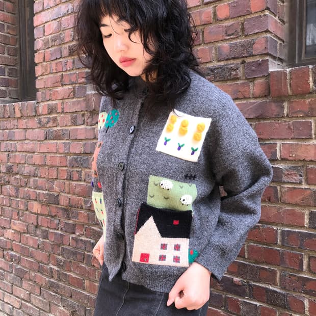 village cardigan