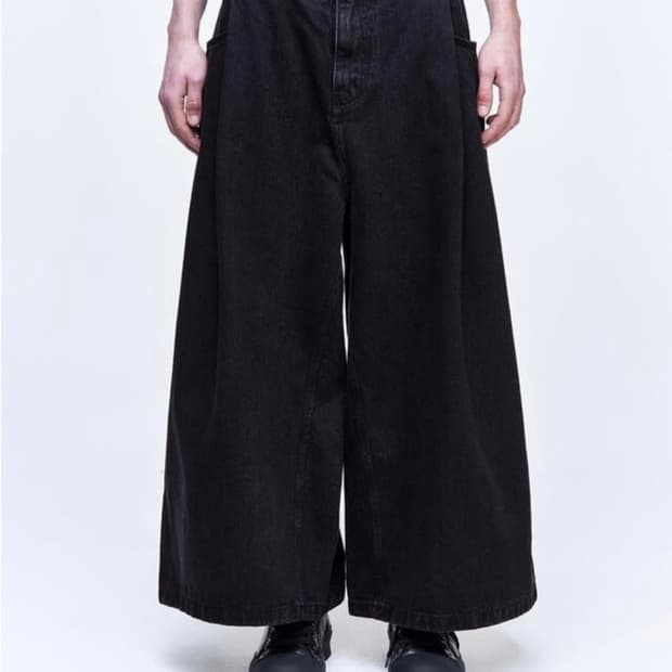 [44]송지오 크롭와이드 데님 팬츠