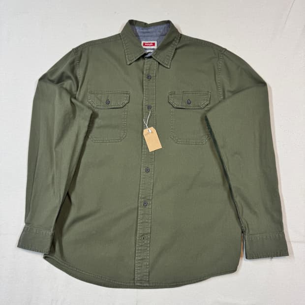M) Wrangler 랭글러 투포켓 워크웨어 코튼 셔츠 W39