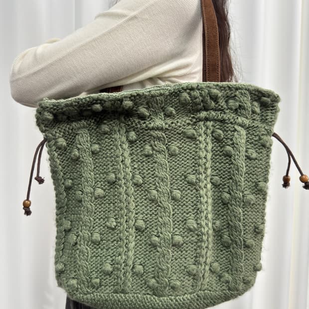 mori knit string bag