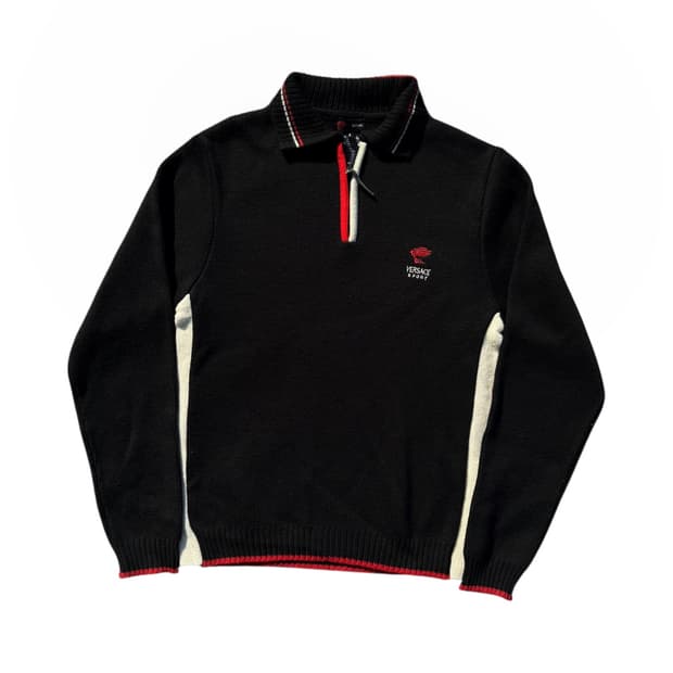 Versace 베르사체 스포츠 반집업 니트
