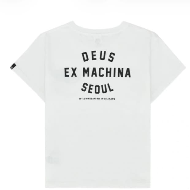 데우스 엑스 마키나 키즈 서울 티셔츠 화이트