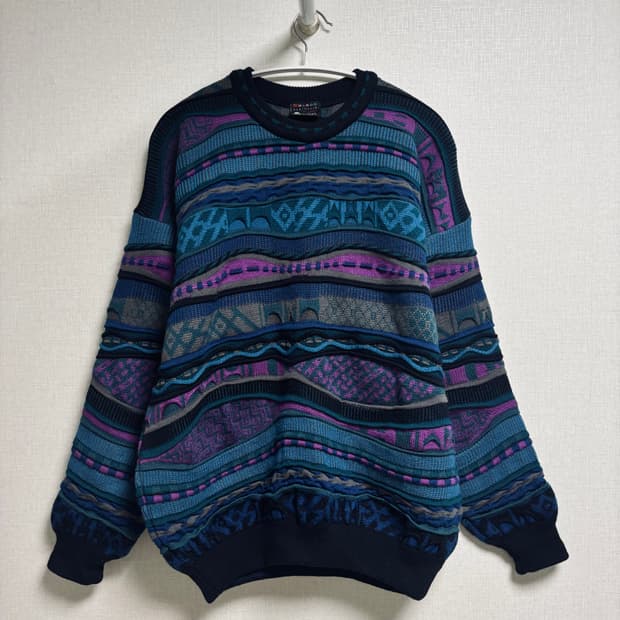 EMAROO AUSTRALIA 힙스포츠 퓨어 뉴울 패턴 니트