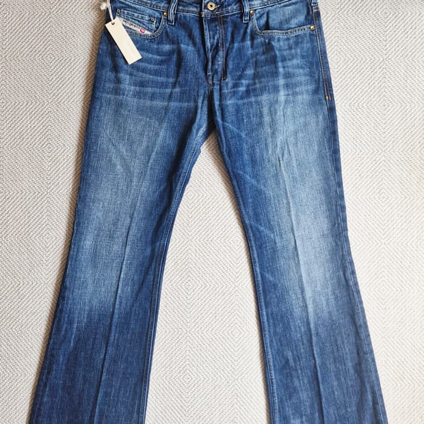 새상품 디젤 ZATHAN 부츠컷 33