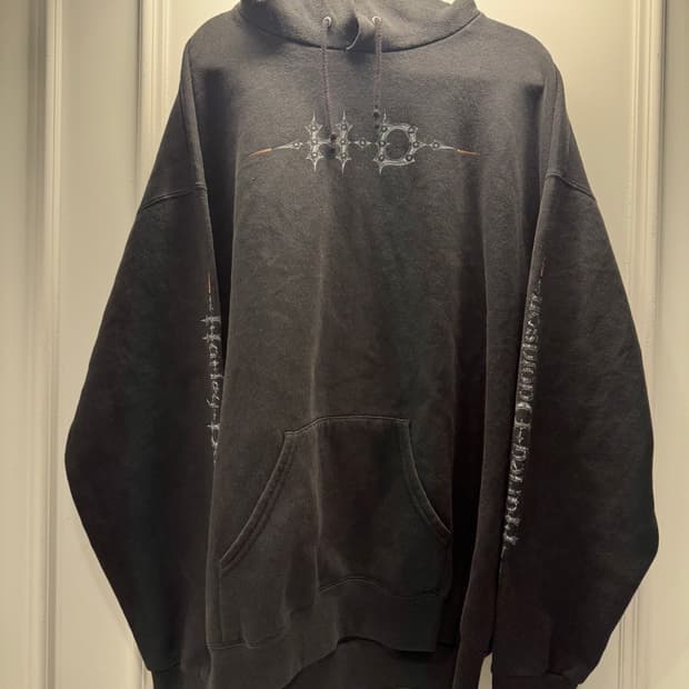 90s할리데이비슨 체인로고 후디