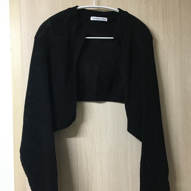 트리밍버드 니트 볼레로 