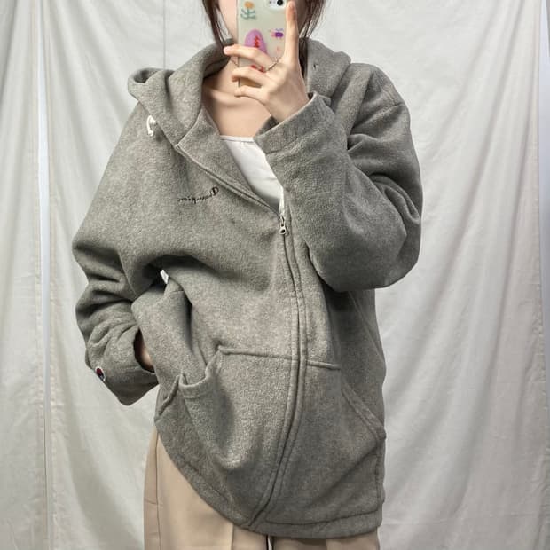 [XL] 챔피온 누빔 후리스 후드집업