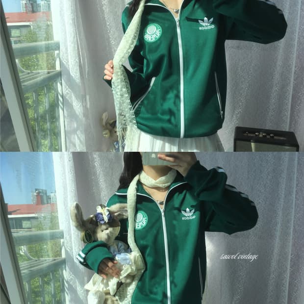 Adidas deep green pameiras jersey