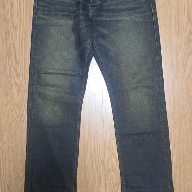 RRL 슬림핏 셀비지 데님 34x32 (독보적인 빈티지 색감)