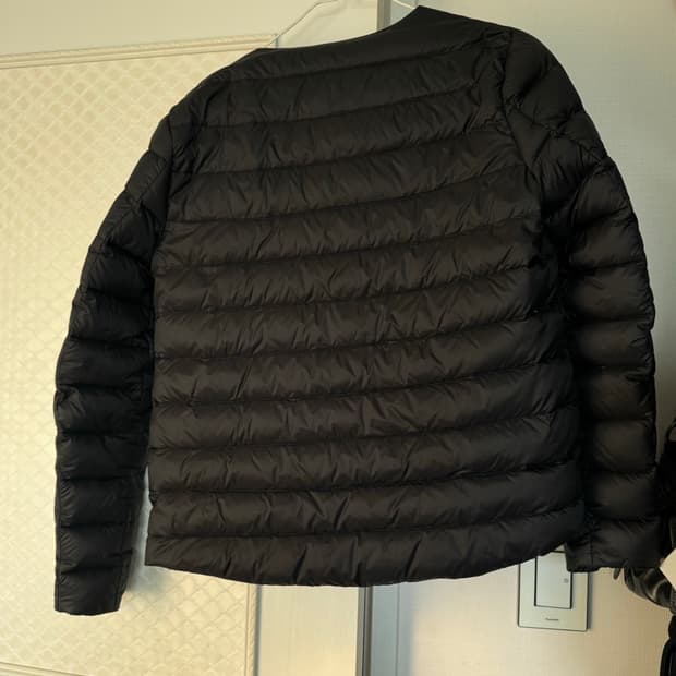 스파오 경량패딩자켓 블랙 S