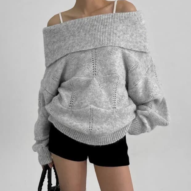 블랙업 오픈숄더/하츠투하츠 이안 착용 